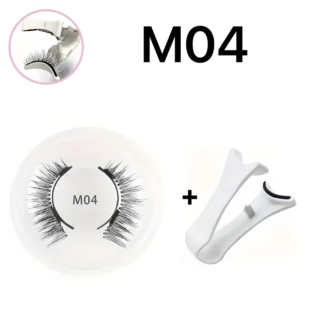 Wiederverwendbares magnetisches Wimpern- und Pinzetten-Set
