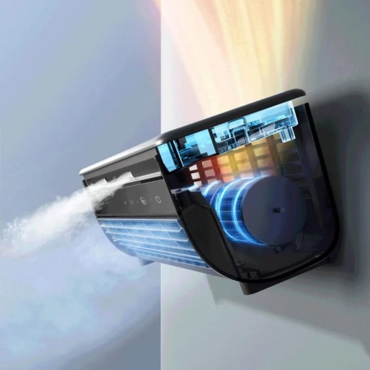AirWave – Aufladbarer Turmventilator