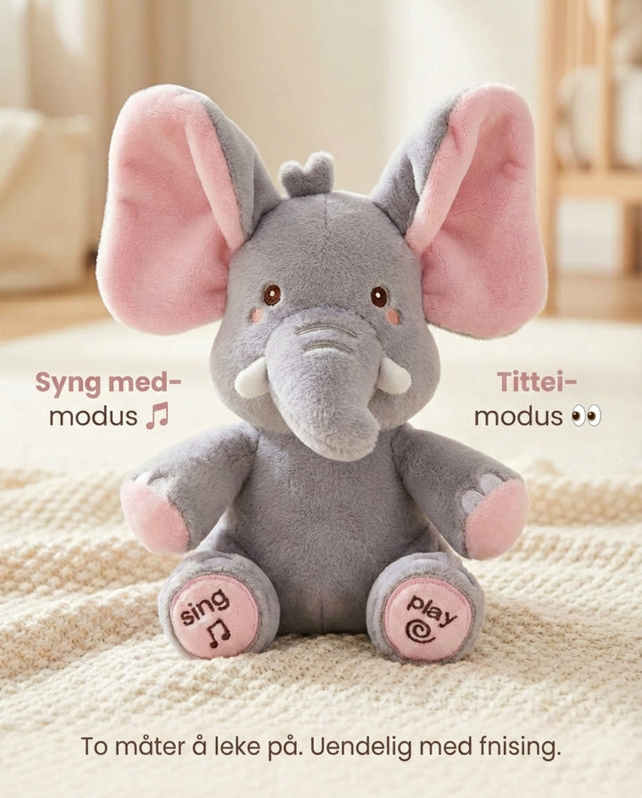 PeekaBuddy – Der kichernde, interaktive Guck-Guck-Plüschelefant