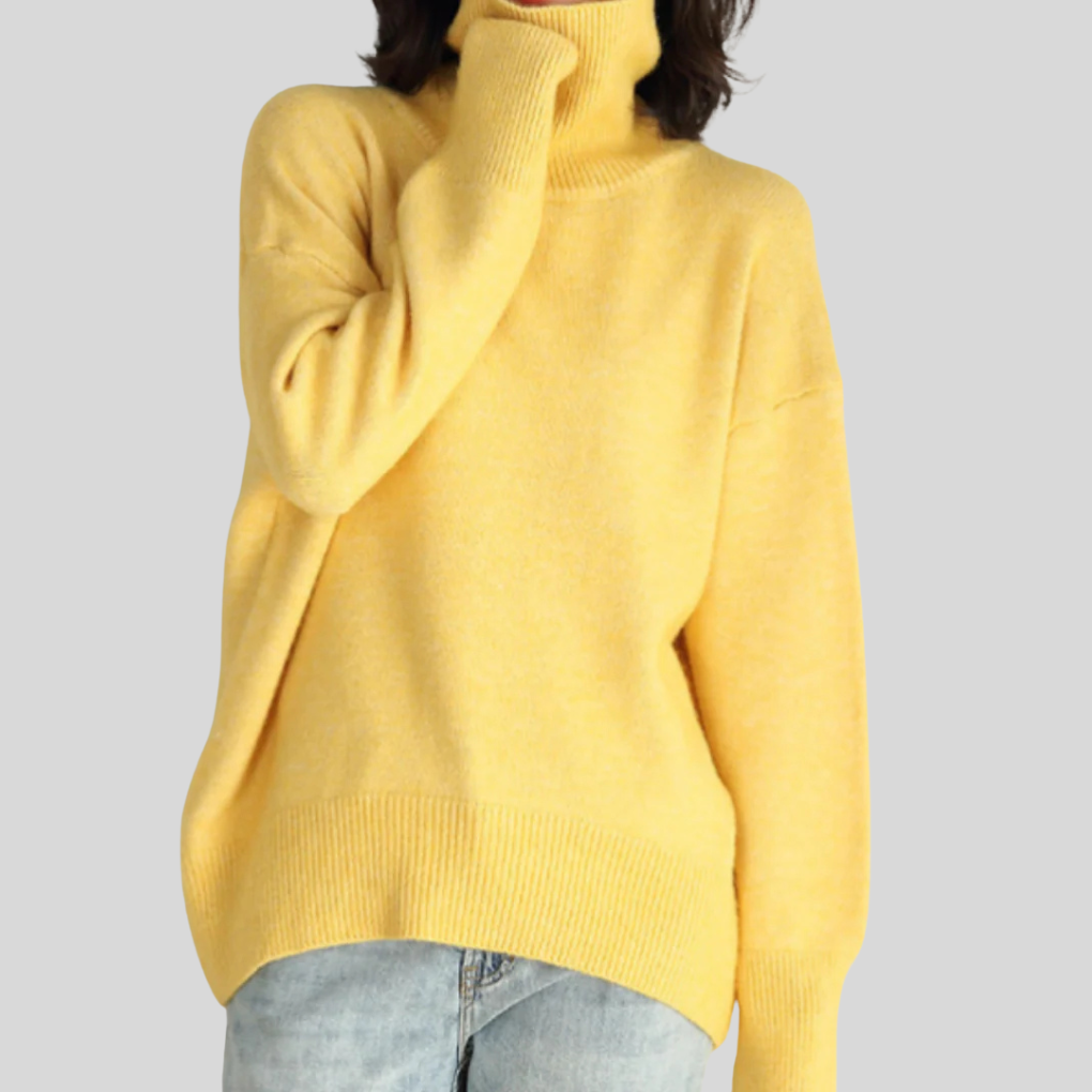 Moderner Rollkragenpullover für Damen