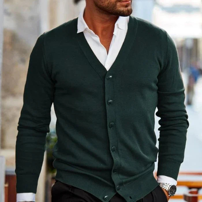 Moderner Herren Cardigan für kühle Tage