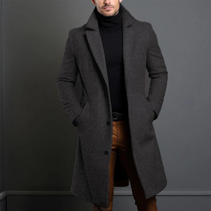 Herren-Wollmantel