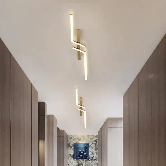Moderne LED-Deckenleuchte – Geometrische Leuchte