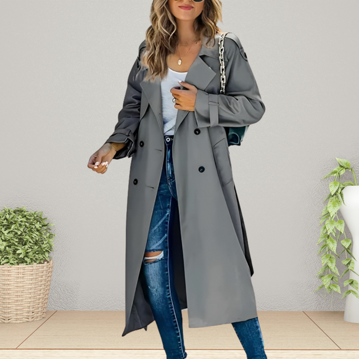 Trenchcoat für Damen Übergangsjacke