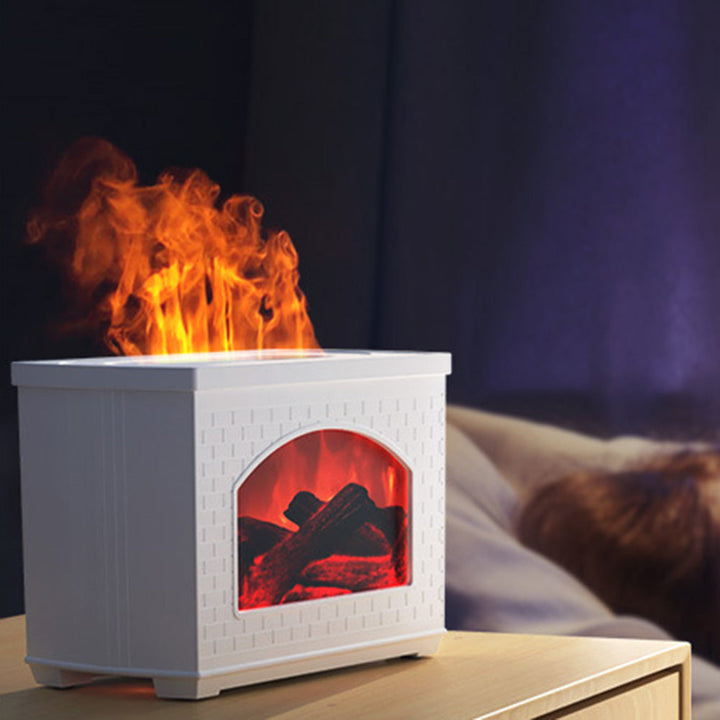 Kamin-Flammen-Luftbefeuchter mit 270-ml-Tank, auslaufsicher