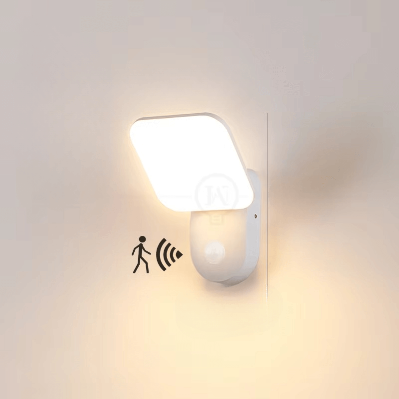 Intelligente LED-Wandleuchte mit Bewegungssensor