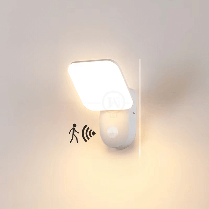 Intelligente LED-Wandleuchte mit Bewegungssensor