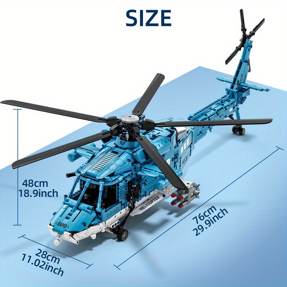 Detailliertes Helikopter-Bauset – Technisch und Realistisch