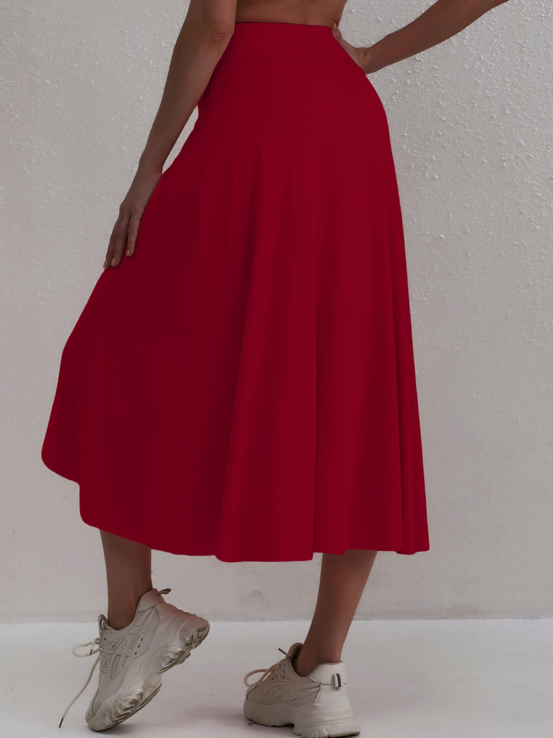 Sportlicher Rock mit hoher Taille und asymmetrischem Schnitt - Alexia