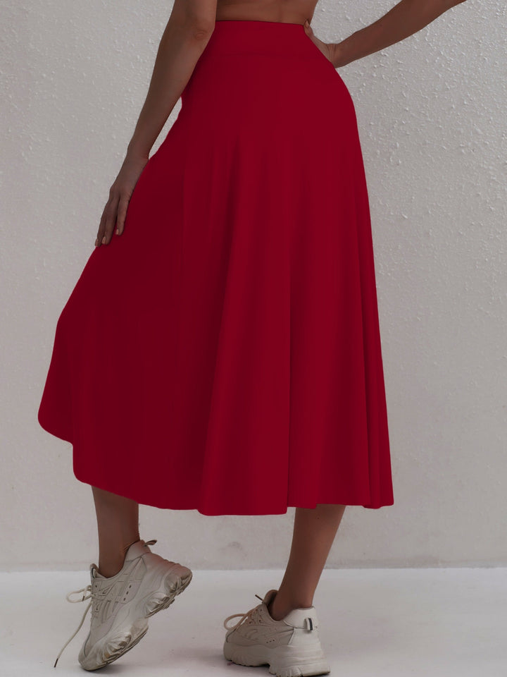 Sportlicher Rock mit hoher Taille und asymmetrischem Schnitt - Alexia