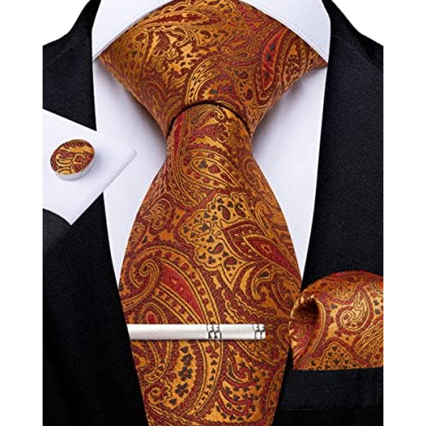 Herren-Paisley-Krawatten-Set – Edle Accessoires für Hochzeiten & Events