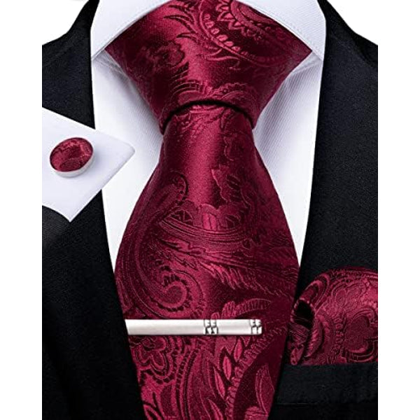 Herren-Paisley-Krawatten-Set – Edle Accessoires für Hochzeiten & Events