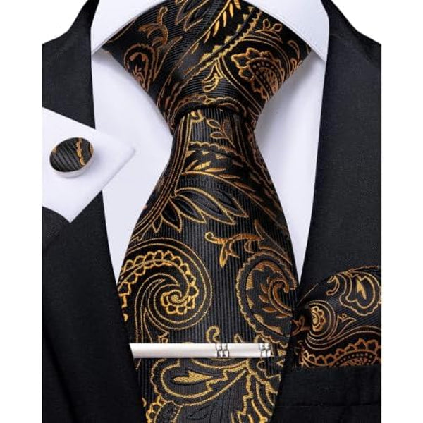 Herren-Paisley-Krawatten-Set – Edle Accessoires für Hochzeiten & Events