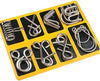 Set aus Metall-Puzzleringen – BrainTwist
