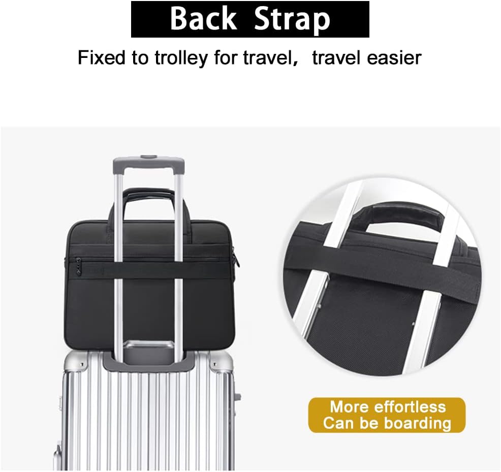 Business-Laptoptasche aus Canvas für Herren