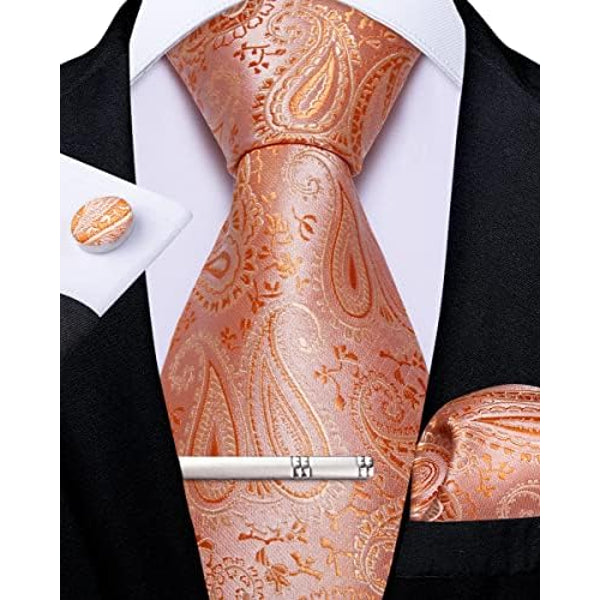 Herren-Paisley-Krawatten-Set – Edle Accessoires für Hochzeiten & Events