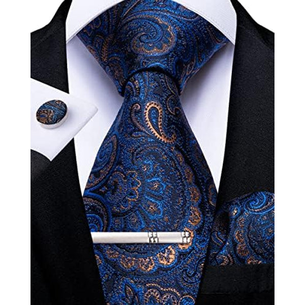 Herren-Paisley-Krawatten-Set – Edle Accessoires für Hochzeiten & Events