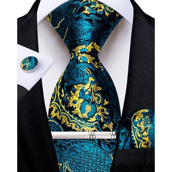 Herren-Paisley-Krawatten-Set – Edle Accessoires für Hochzeiten & Events