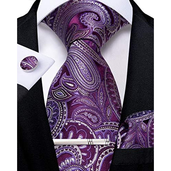 Herren-Paisley-Krawatten-Set – Edle Accessoires für Hochzeiten & Events