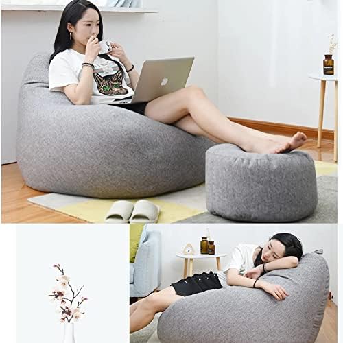Luxus-Boxsackbezug aus Leinen – Ergonomischer Sitz und bequemer Stil