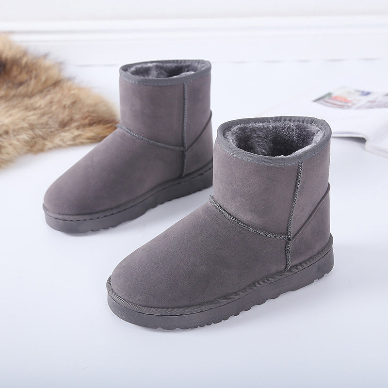 Schneestiefel für Damen mit Kunstfell und rutschfester Gummisohle