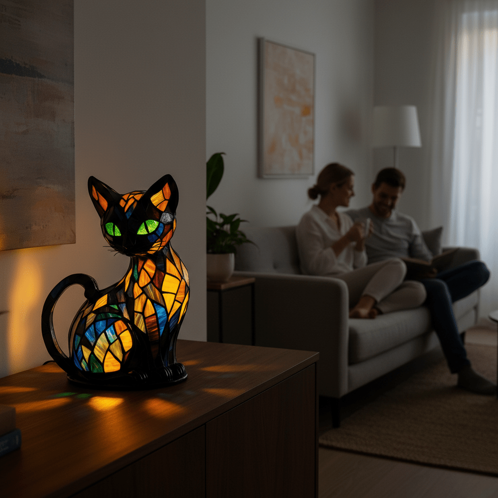 FELILUX – Verspielte LED-Katzen-Nachtlampe mit sanftem Ambientelicht