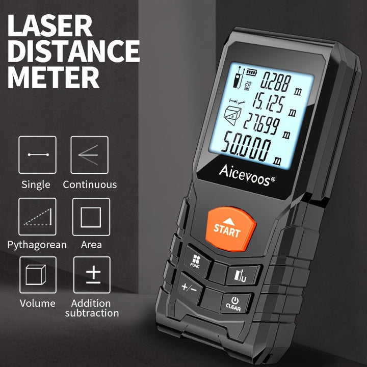 Kompakter Laser-Entfernungsmesser – Präzises und robustes Messwerkzeug