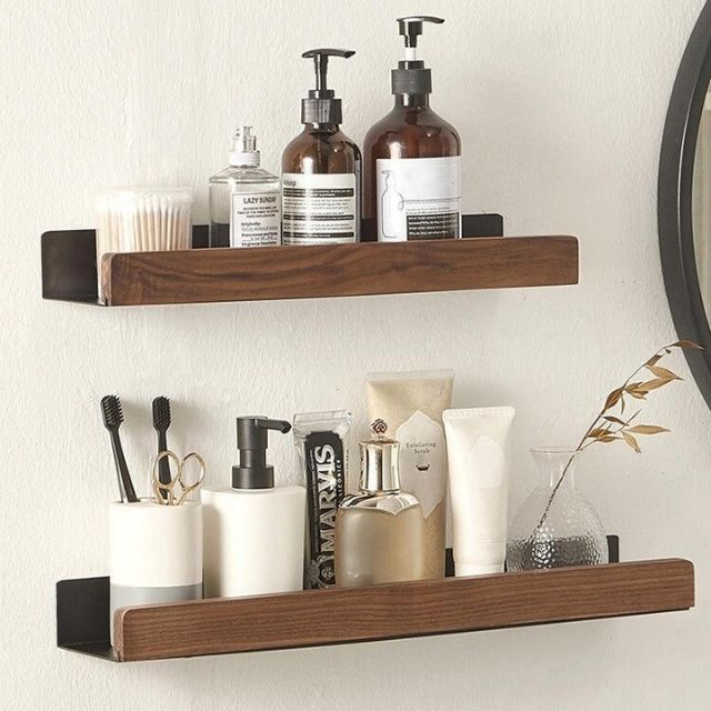 Badezimmerregal aus Massivholz – WoodaFix