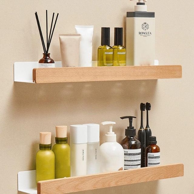 Badezimmerregal aus Massivholz – WoodaFix