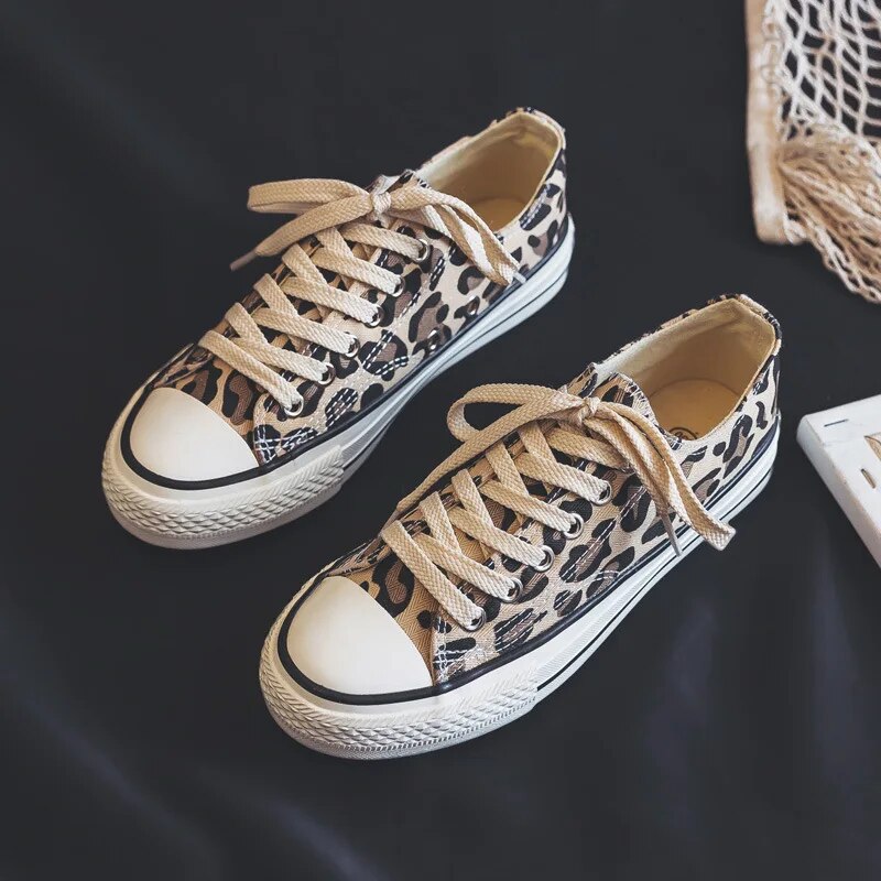 Stylische Leopard Damen Sneakers – Savannah