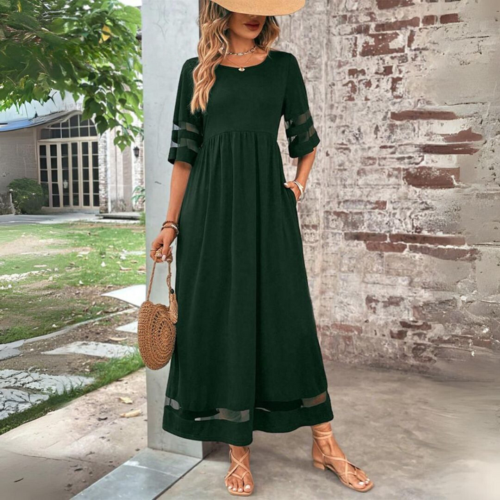 Schickes, bauchschmeichelndes Kleid mit kaschierender Wirkung
