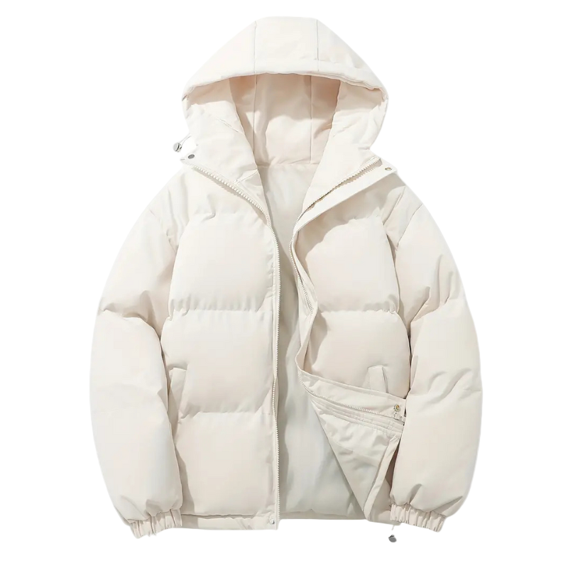Gesteppte Herren-Pufferjacke mit Kapuze – Elias