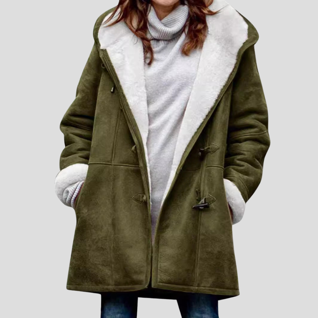 Damen-Braune Jacke