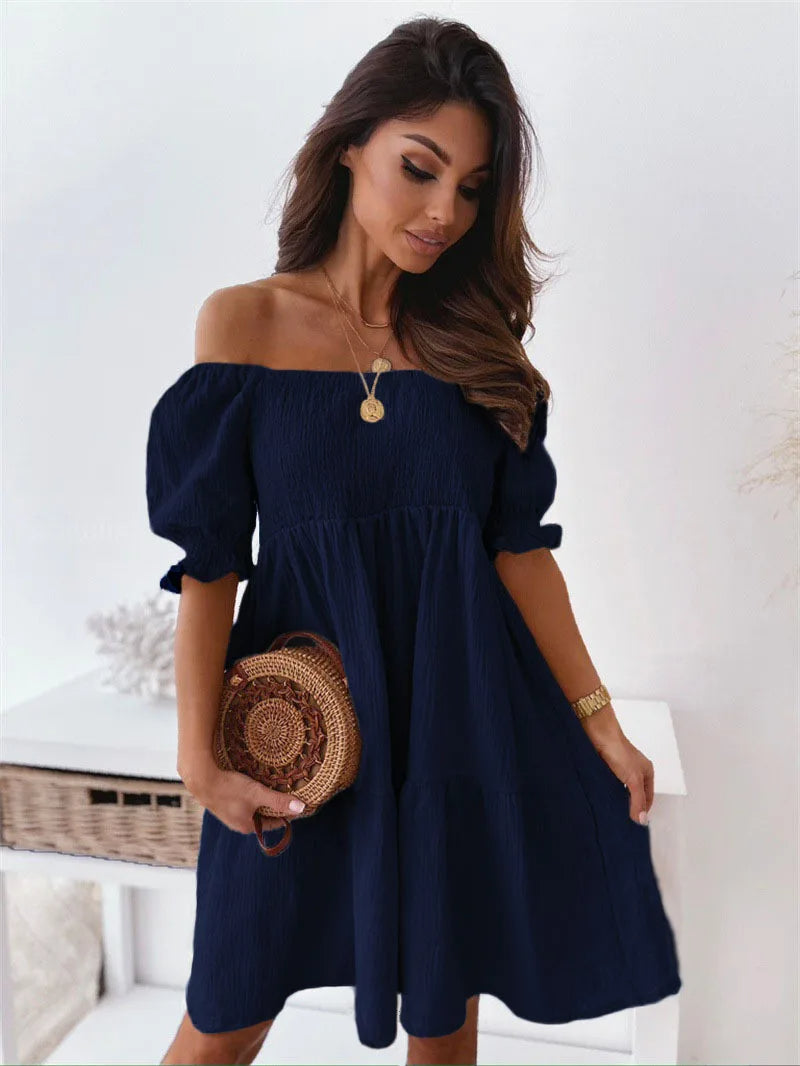 Elegantes One-Shoulder-Minikleid für den Sommer
