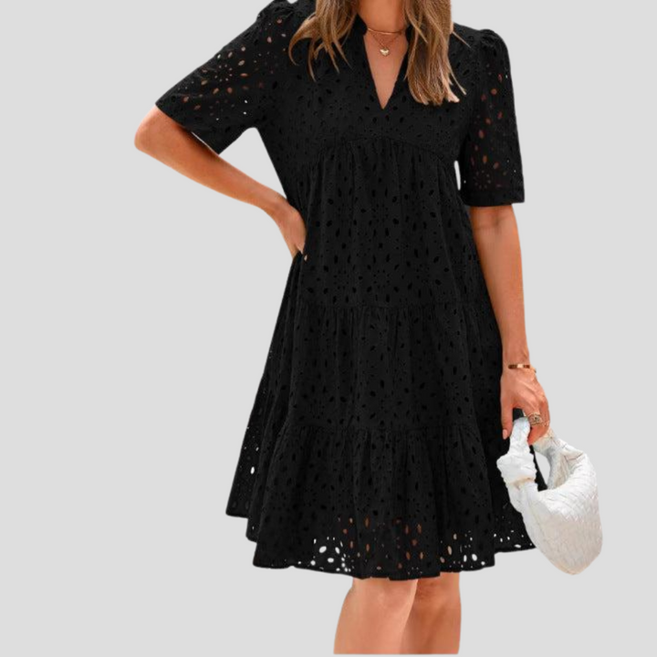 Sommerkleid für Damen aus Häkelstoff