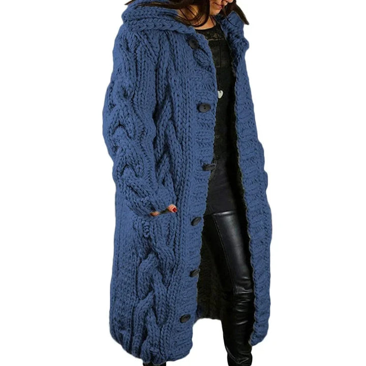 Bequemer dicker Strickcardigan - Emma