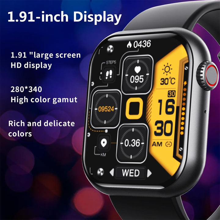 Wasserdichte Smartwatch mit Blutdruck-, Blutsauerstoff- und Schlafmonitor