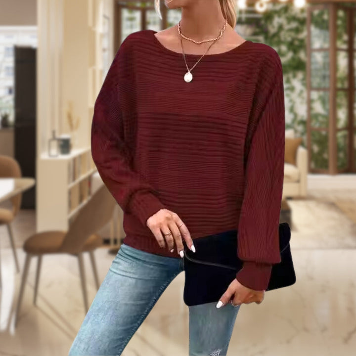 Trendiger Damenpullover mit zeitgemässer Struktur - Emma