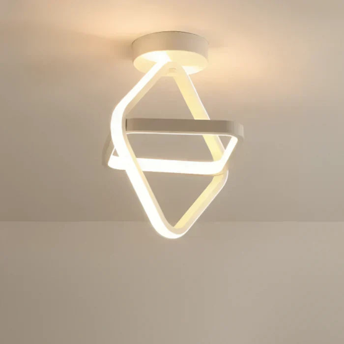 Moderne LED-Deckenleuchte mit doppeltem Ringdesign - Twilight Rings
