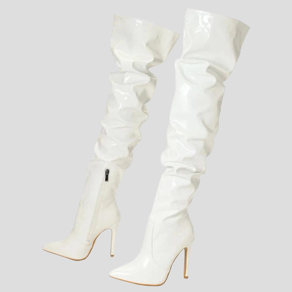 Stiefel mit 8 cm Absatz für Damen