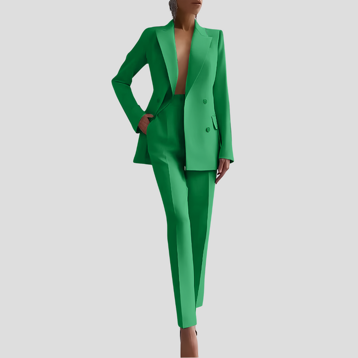 Stilvolles Blazer- und Hosen-Set für Damen