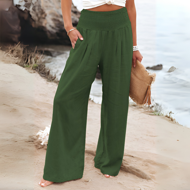 Bequeme Leinenhose für Damen