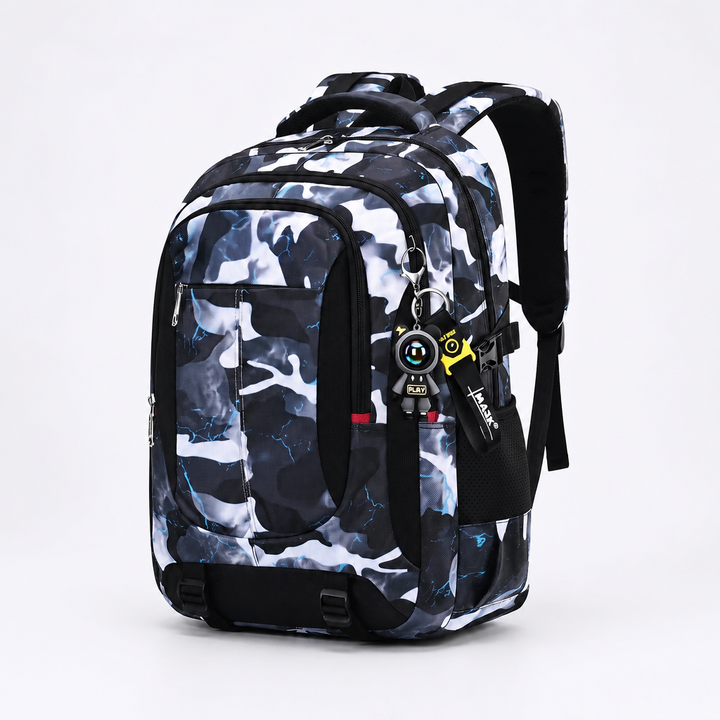 Boxy-Schulrucksack mit Fächeraufteilung – Vakron