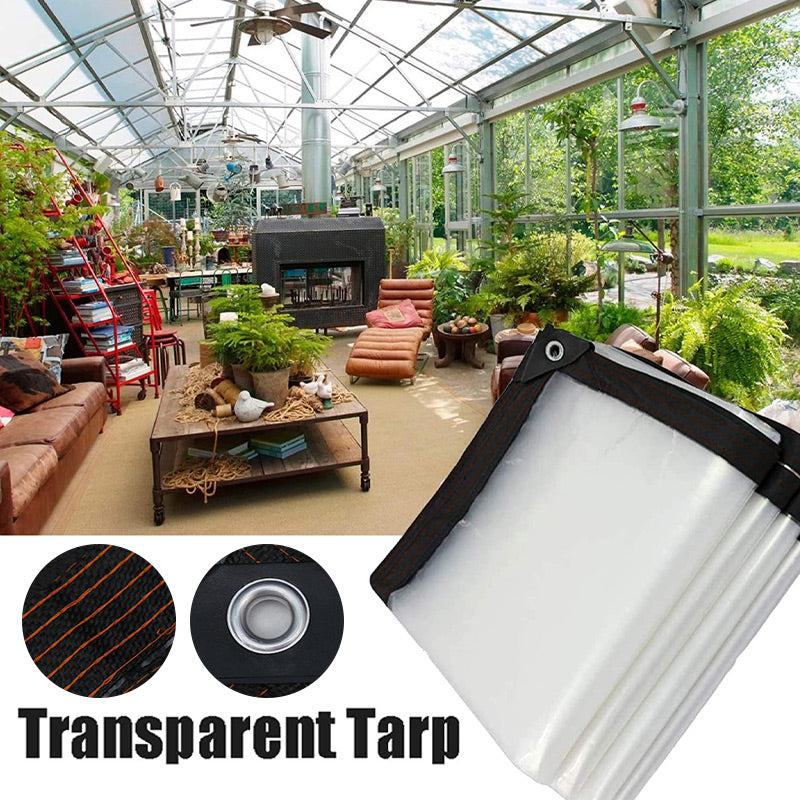 50% RABATT | VitraGuard™ | Transparente Schutzplane für Garten und Außenbereiche