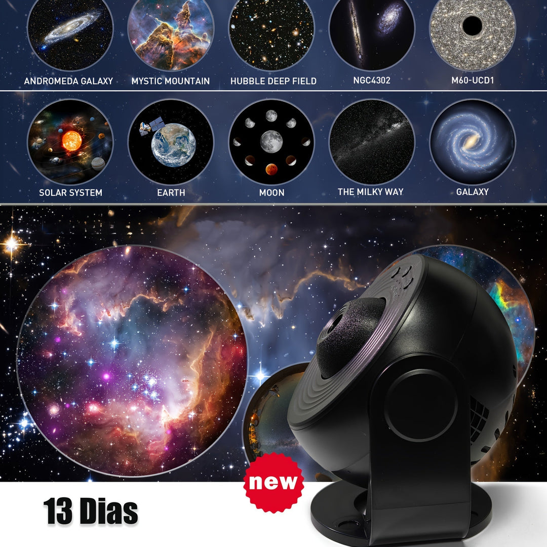 Galaxy Sternenprojektor – Beeindruckende LED-Weltraumprojektion mit Timer-Funktion