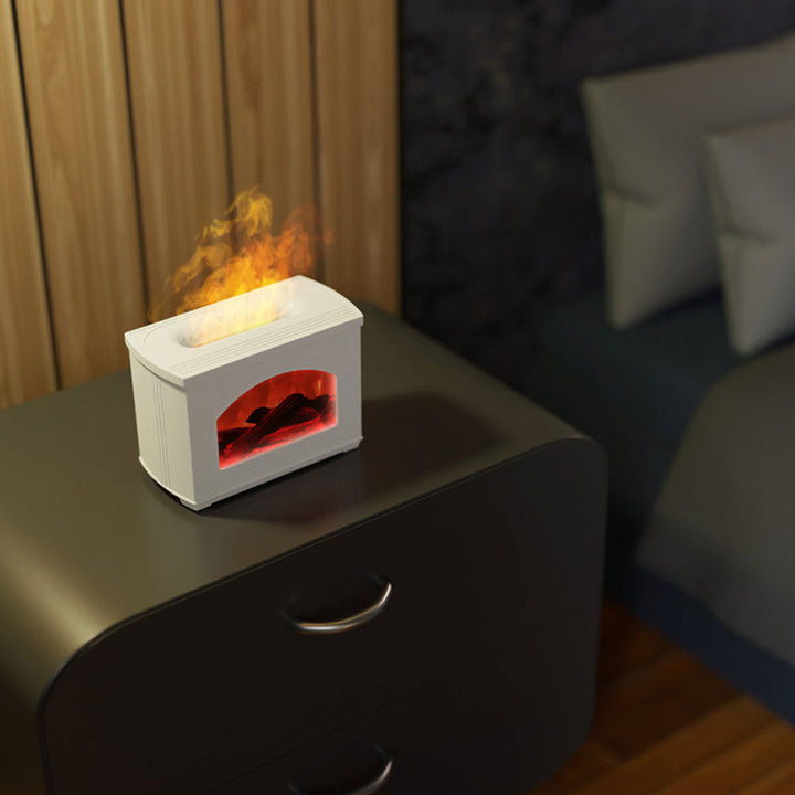 Kamin-Flammen-Luftbefeuchter mit 270-ml-Tank, auslaufsicher