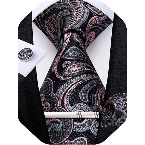 Herren-Paisley-Krawatten-Set – Edle Accessoires für Hochzeiten & Events