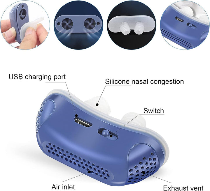 Mikro-CPAP für Schlafapnoe unterwegs und Schnarchen | CPAP-Alternative