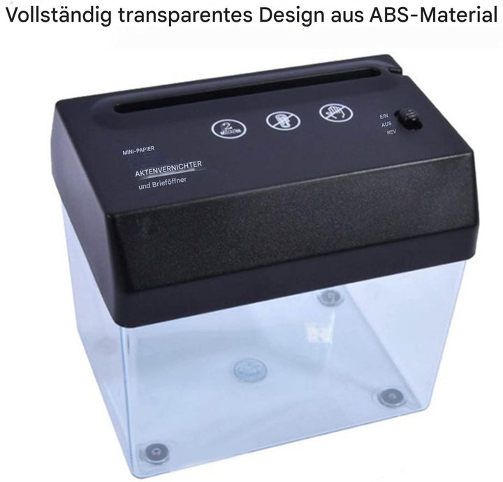 Mini-Aktenvernichter für den Schreibtisch