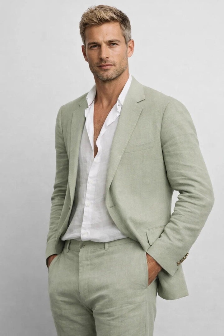 Taillierter Herren-Zweiteiler: Blazer und Hose – eleganter Anzug